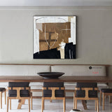 Brown Beige Abstract Minimal Art Painting Brown painting Modern Abstract Art | Artexplore