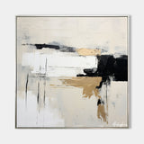 Large Black And White Minimalist Canvas Wall Art Modern Abstract Art For Sale| Artexplore