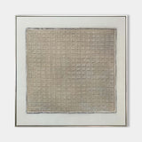 Wabi-sabi Beige Painting Beige Minimal Painting Abstract Wall Art Square Canvas Art | Artexplore