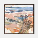 Muted Colors Minimalist Painting Wabi-Sabi Wall Art Modern Abstract Canvas Art For Sale