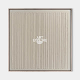 Wabi-sabi Beige Wall Art Beige Textured Painting Large Minimalist Plaster Wall Art For Livingroom