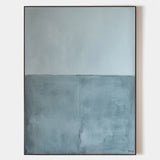 Blue Abstract Canvas Painting Large Modern Abstract Wall Art Minimalist Wall Art For Livingroom