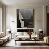 Large Black And Brown Artwork Oversized Framed Wall Art Large Wall Art