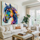 Colorful Horse Painting #ANH60
