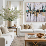 Impressionist Seascapes Coastal Abstract Wall Art Modern Coastal Artwork