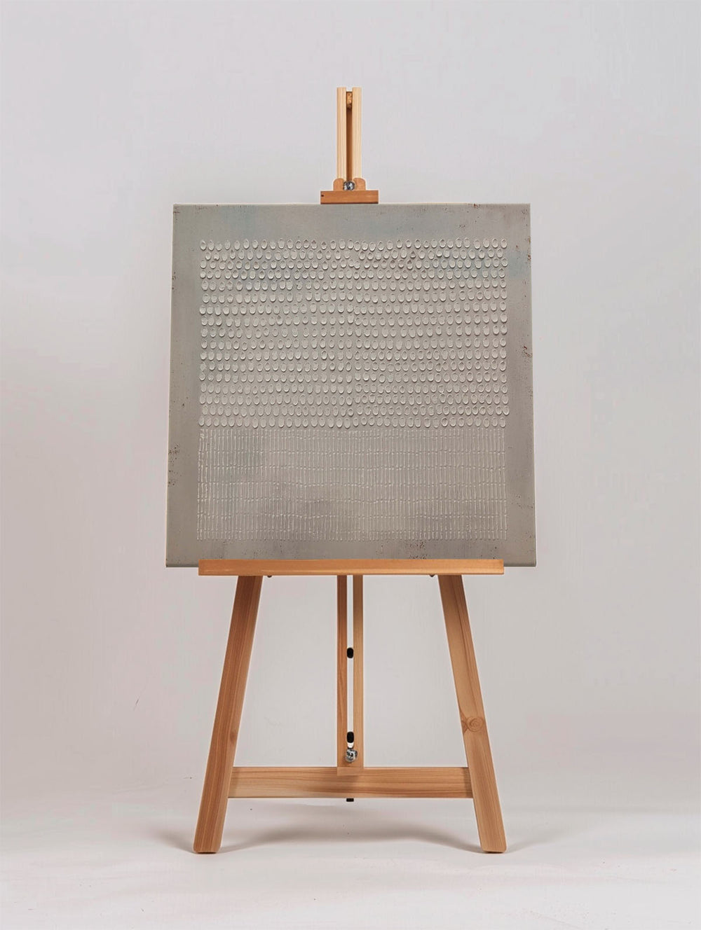 Wabi-sabi Brown Plaster Painting Brown Minimal Painting Abstract Wall Art Plaster Canvas Art
