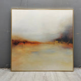 Modern luxury grey and brown scenery paintings acrylic landscape painting european decorative painting