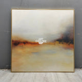 Modern luxury grey and brown scenery paintings acrylic landscape painting european decorative painting