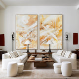 Set of 2 Abstract Art #ABAO77