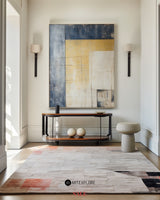 Wabi-Sabi Beige Minimalist Wall Art, Japandi Interior Painting Large Abstract Canvas Wall Art