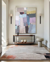 Bright Abstract Acrylic Painting For Slae Large Bright Canvas Art Abstract Art For Livingroom