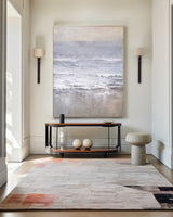 Beach Scene Painting Oversized Coastal Wall Art Modern Coastal Artwork Modern Art Beach