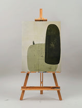 Large Green Abstract Painting Green And Beige Textured Wall Painting Modern Abstract Wall Art Minimalist Painting Art