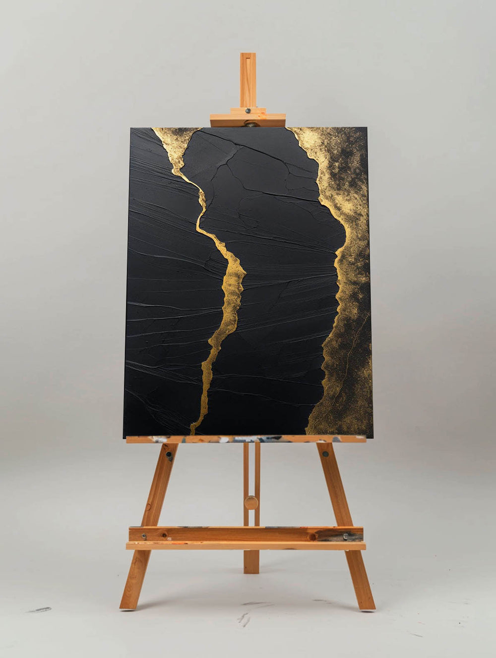 Modern Black And Gold Wall Art Luxury Modern Wall Art Black Texture Art Original Oil Paintings