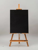 Large Black Abstract Painting Black Minimalist wall Painting Black 3D Textured Painting Modern abstract wall art Minimalist Painting Art