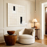 Original Textured Abstract Canvas Art In Neutral Tones For Luxury Home And Office Wall Decor