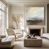 Beach Painting Large Framed Coastal Wall Art Modern Beach art Seascape Artwork