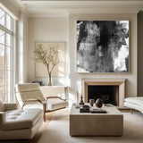 Black And White Canvas Art Black Canvas Painting Large Artwork For Sale