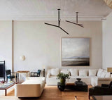 Modern Abstract Art Brown Landscape Canvas Painting Rich Textured Painting For Livingroom