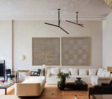 Wabi-sabi Set of 2 Brown Plaster Painting Brown Plaster Minimalist Diptych Textured Painting