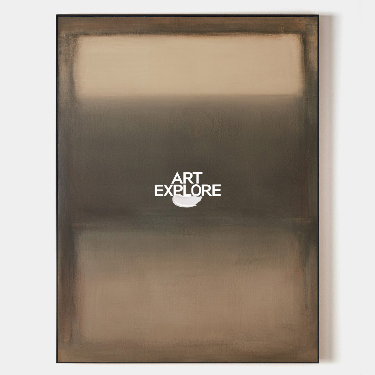 Brown Abstract Art #ABAV879
