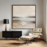 Abstract Haze Landscape Painting | Handmade Minimalist Wall Art ArtExplore