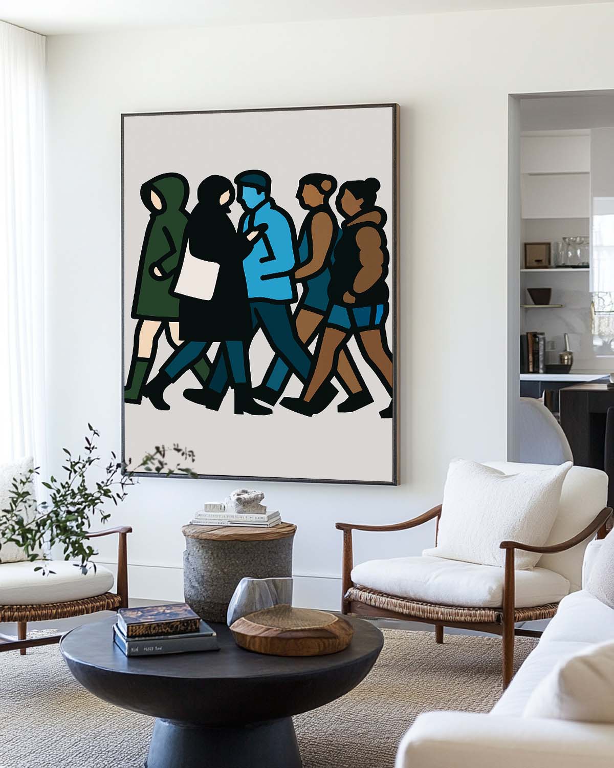 ArtExplore Original Handmade Pop Art – Bold Modern Wall Art for Spacious Interiors, Living Room, or Hallway