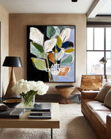 Bespoke Hand-Painted Greenery Art - Premium Large Scale Wall Decor