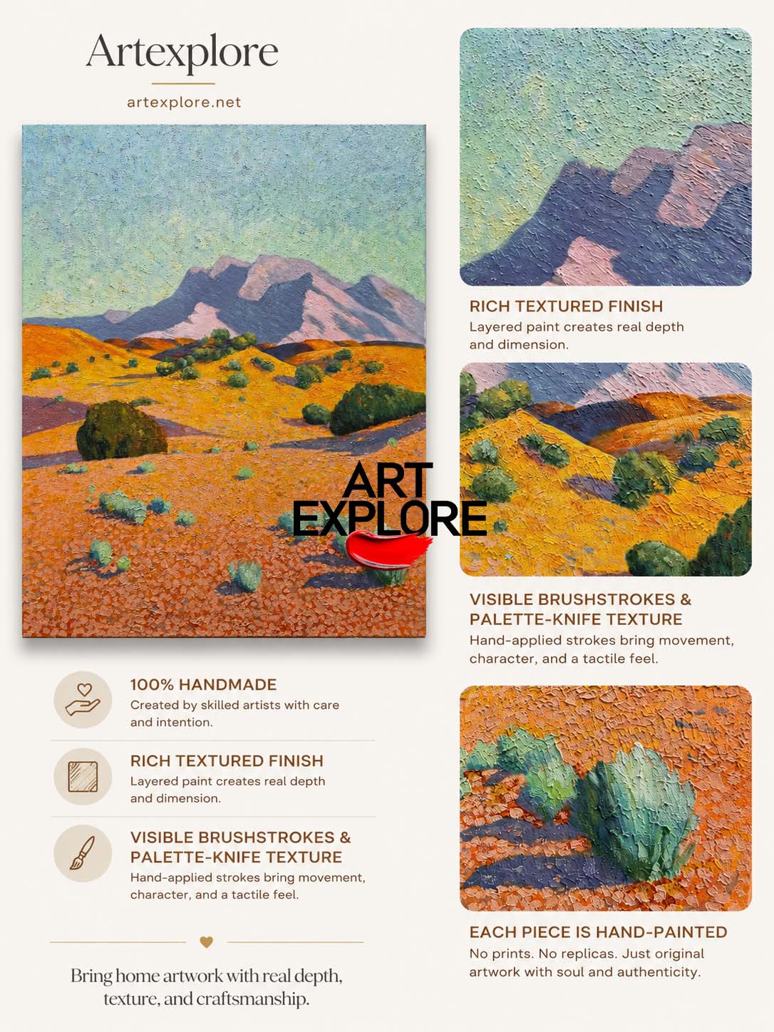 Textured Desert Art #ABLV24