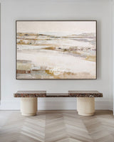 Cozy Neutral Wabi-Sabi Painting | Large Earth Tone Wall Art ArtExplore