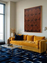 Dark Brown Wabi-Sabi Vertical Wall Art, Modern Minimalist Canvas | ArtExplore