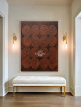 Earth-Tone Wabi-Sabi Canvas, Handmade Brown Wall Art for Big Spaces | ArtExplore