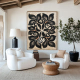 Elegant Beige & Black Boho Art for Bedroom or Lounge | ArtExplore