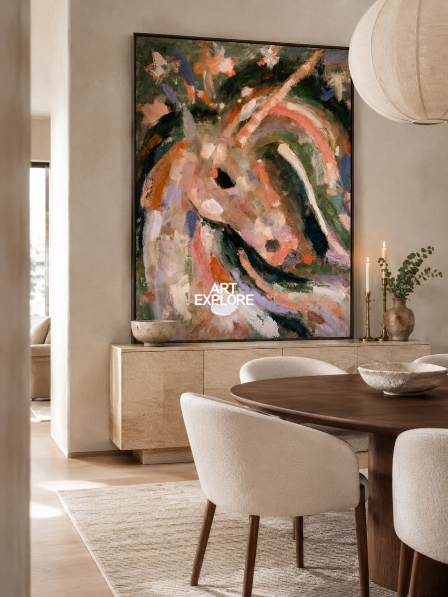 Colorful Horse Painting #ANH76