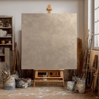 Hand-Painted Vertical Wabi-Sabi Canvas for Serene Dining Rooms | ArtExplore