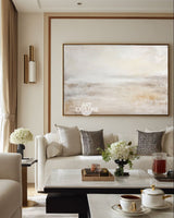 Handmade Beige Wabi-Sabi Art | Modern Neutral Texture Wall Decor ArtExplore