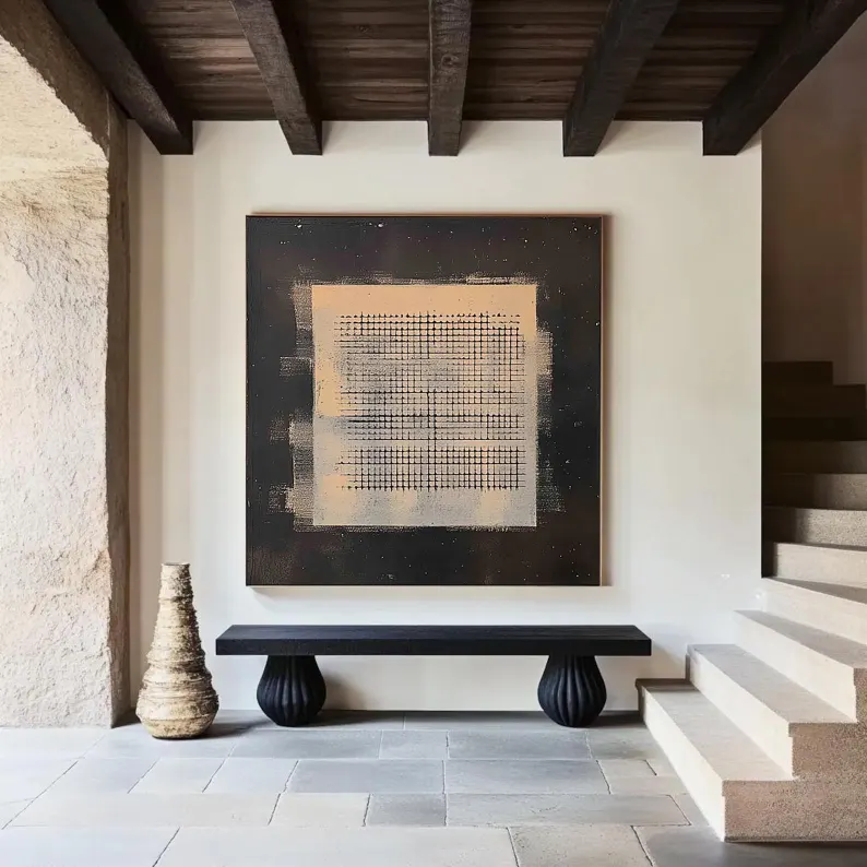 Handmade Modern Abstract Texture Art, Neutral Wall Decor | ArtExplore