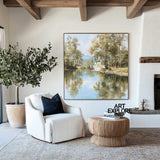 Handmade Square Nature Wall Art for Living Room or Office – ArtExplore