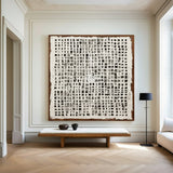 Large Abstract Black & White Texture Art for Modern Home Decor – ArtExplore