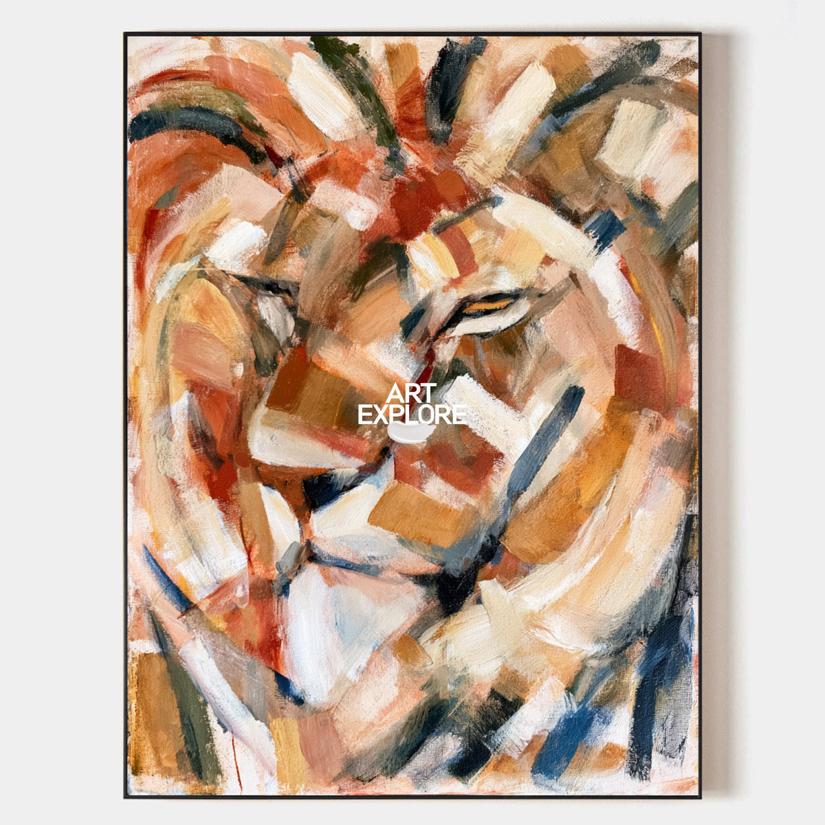Abstract Lion Art #ANW10