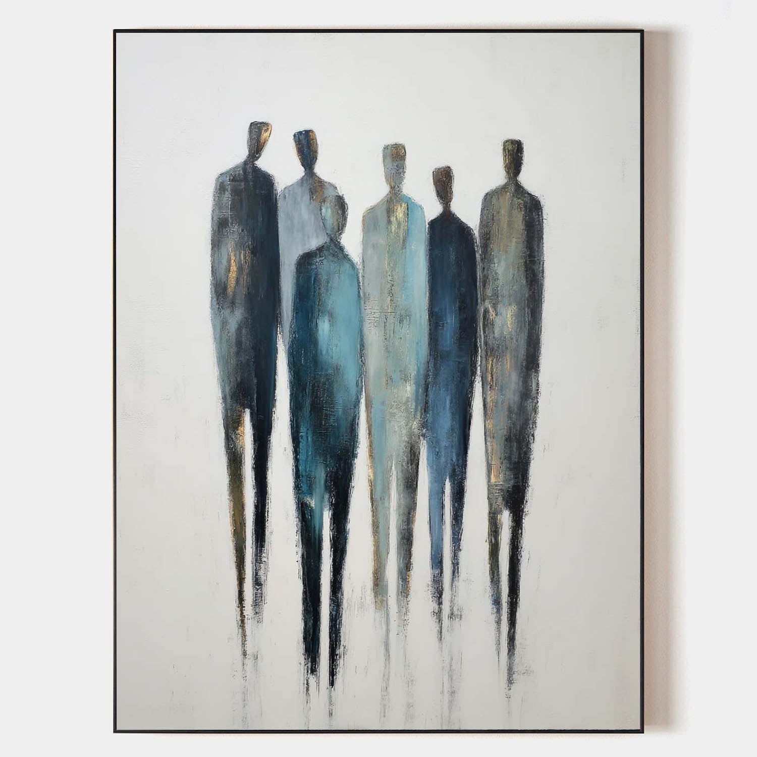 Large Abstract Minimalist Painting for Modern Interiors – Wabi-Sabi Inspired ArtExplore Design