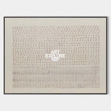 Large Beige Texture Art Painting Large Canvas Art Wabi-sabi Painting For Sale