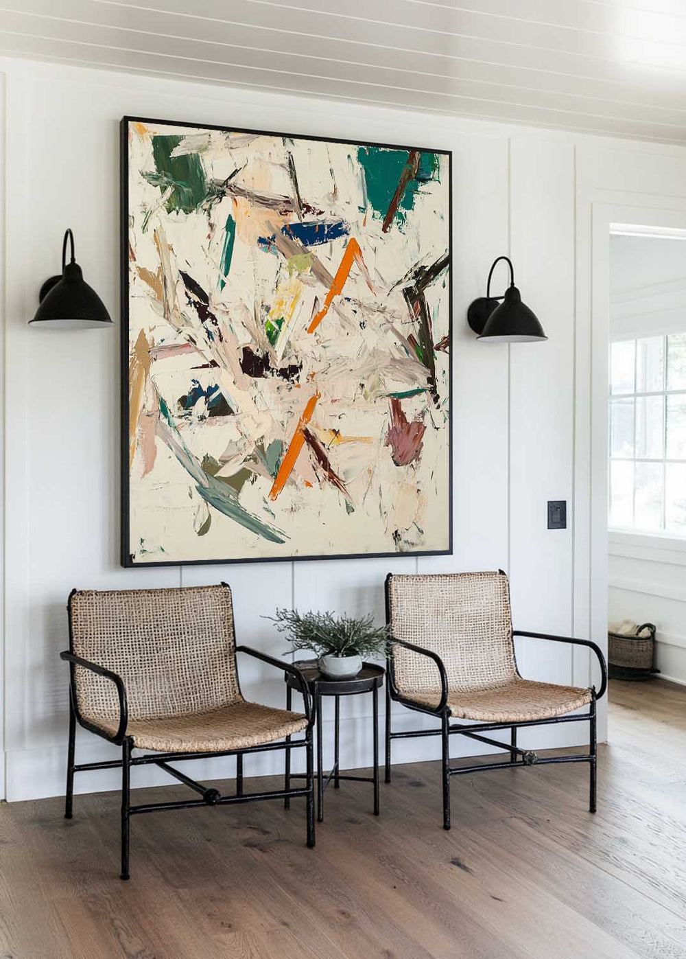 Large Beige Texture Art Painting Wabi-sabi Beige Wall Art Modern Beige Abstract Wall Art For Sale