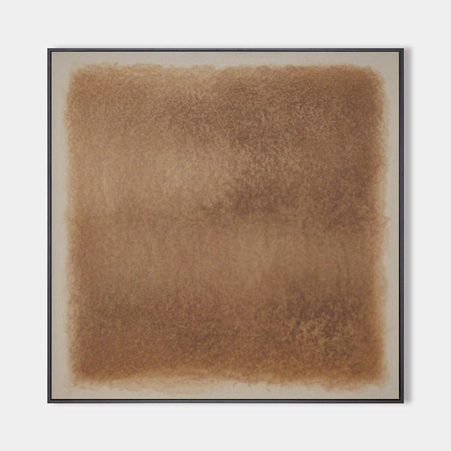 Large Beige Wall Art Gradient Monochrome Color Textured Wall Art Modern Beige Abstract Painting