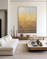 Modern Brown Canvas Art Wabi-sabi Texture Wall Art Brown Livingroom Wall Art Minimalist Wall Art