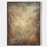 Large Brown Wabi-Sabi Wall Art | Handmade Luxury Textured Vertical Canvas ArtExplore