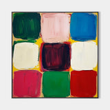 Large Colorful Texture Wall Painting Large Vibrant Rich Texture Canvas Art For Livingroom