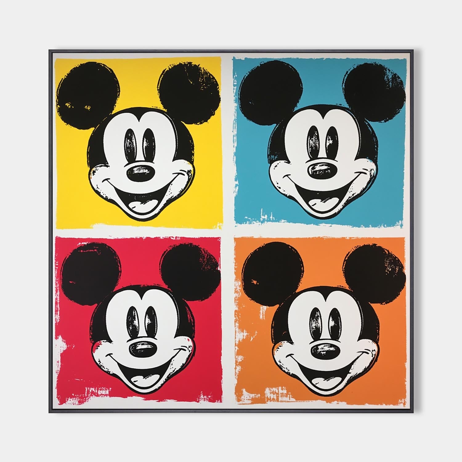 Large Graffiti Pop Wall Art Texture Painting Disney art painting Mickey art painting for sale