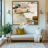 Large Handmade Textured Wabi-Sabi Painting, Minimalist Wall Art – ArtExplore