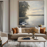 Large Landscape Oil Painting for Modern Living Room Wall Decor – Handmade | ArtExplore